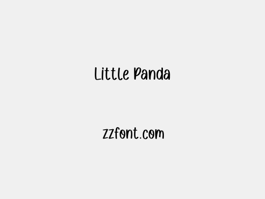 Little Panda