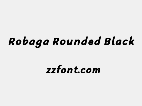 Robaga Rounded Black
