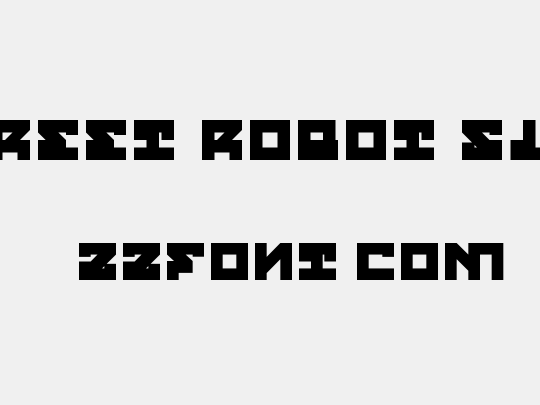 Street Robot Slab