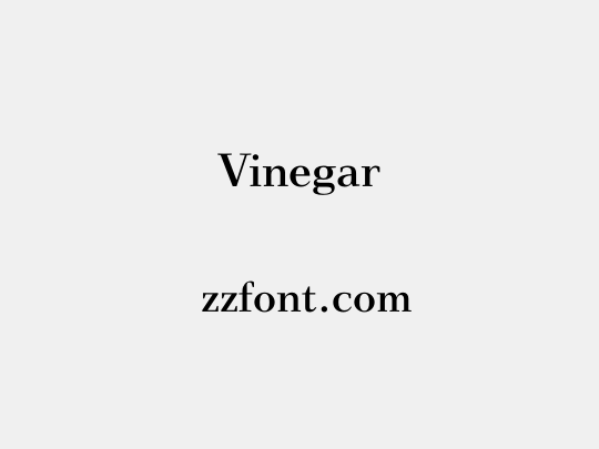 Vinegar