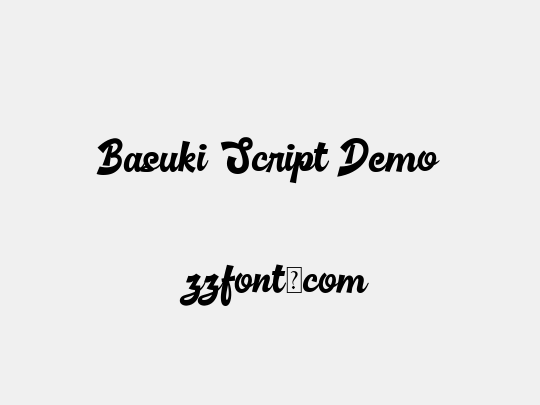 Basuki Script Demo