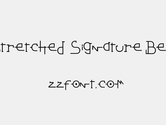 Stretched Signature Best