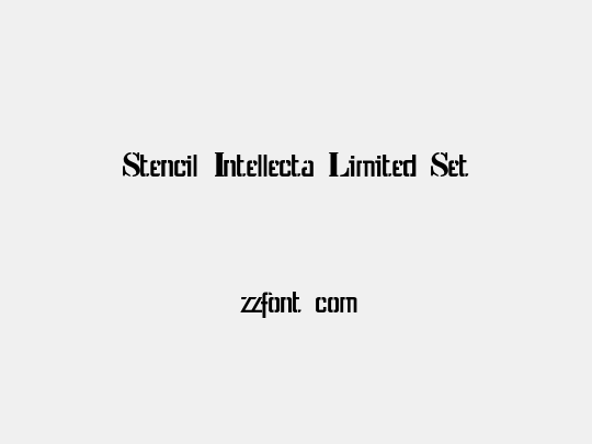 Stencil Intellecta Limited Set