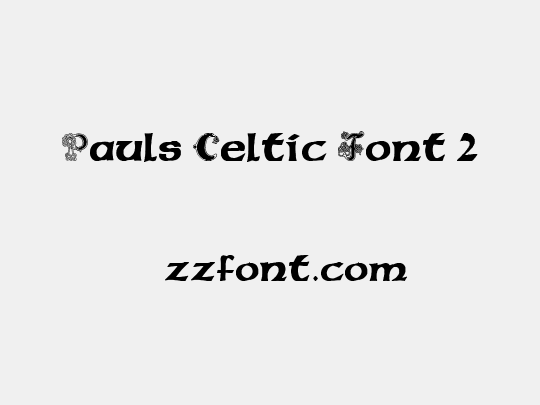 Pauls Celtic Font 2