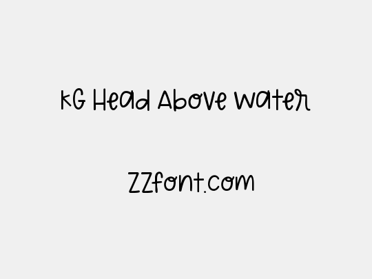 KG Head Above Water