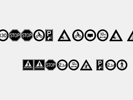 traffic signs tfb