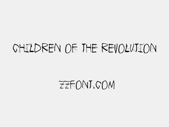 Children of the revolution