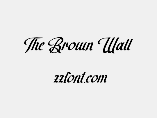The Brown Wall