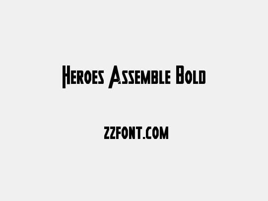 Heroes Assemble Bold