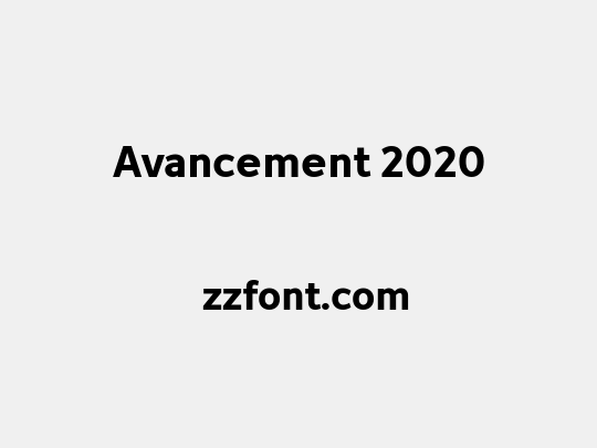 Avancement 2020