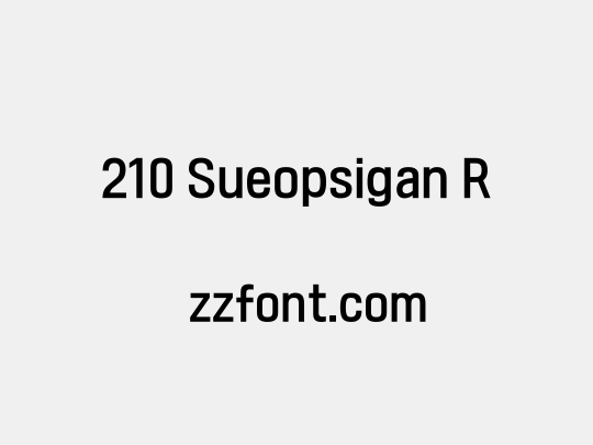 210 Sueopsigan R
