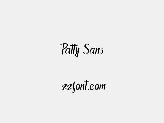 Patty Sans