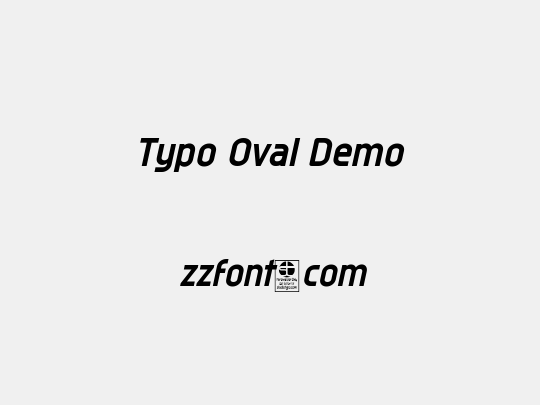 Typo Oval Demo