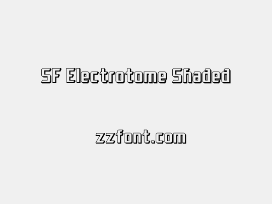 SF Electrotome Shaded