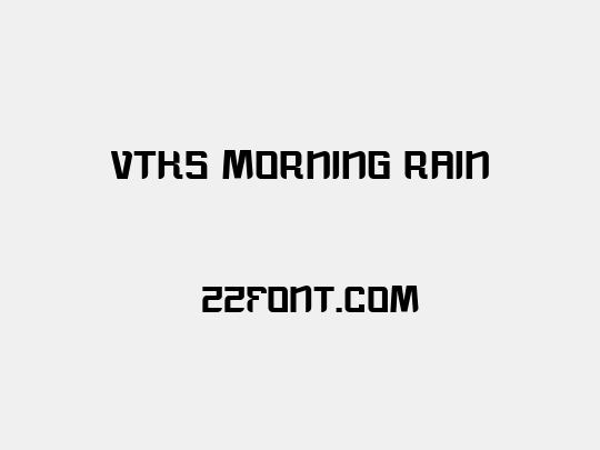 vtks morning rain
