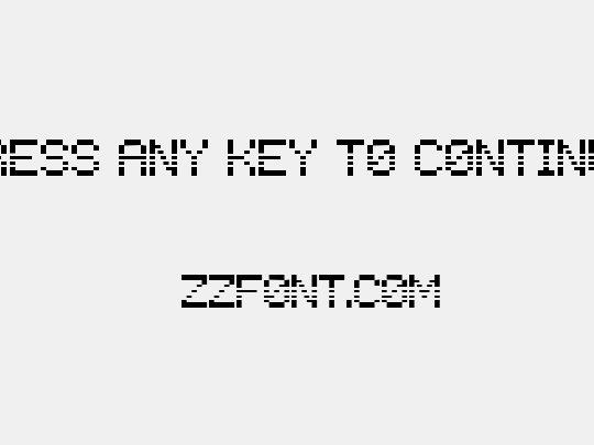Press any key to continue