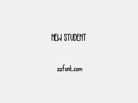 NEW STUDENT