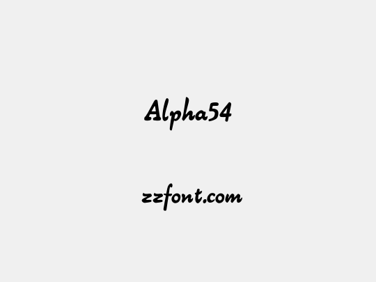 Alpha54