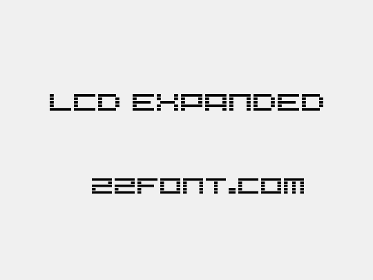 Lcd Expanded