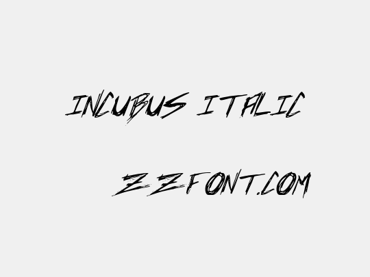 Incubus Italic