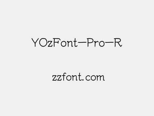 YOzFont-Pro-R