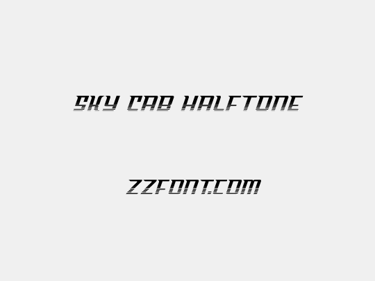Sky Cab Halftone