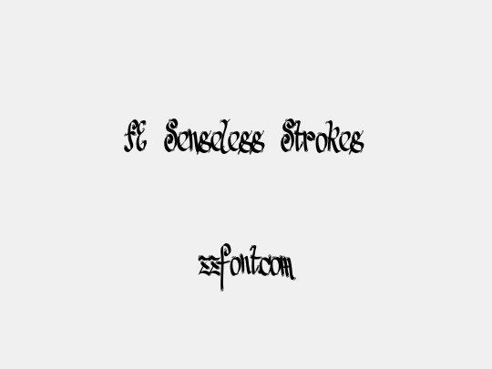 FE Senseless Strokes