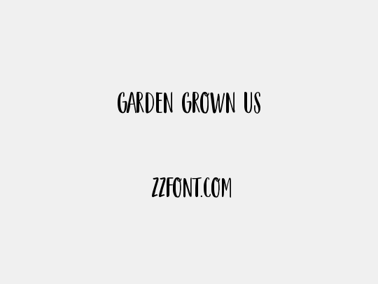Garden Grown US