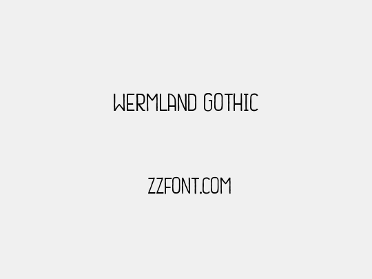 Wermland Gothic