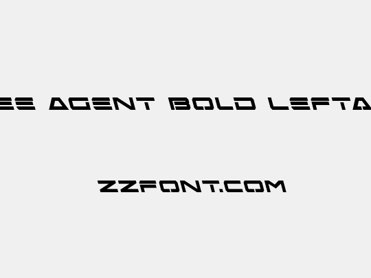 Free Agent Bold Leftalic