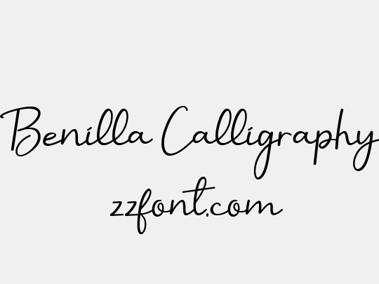 Benilla Calligraphy
