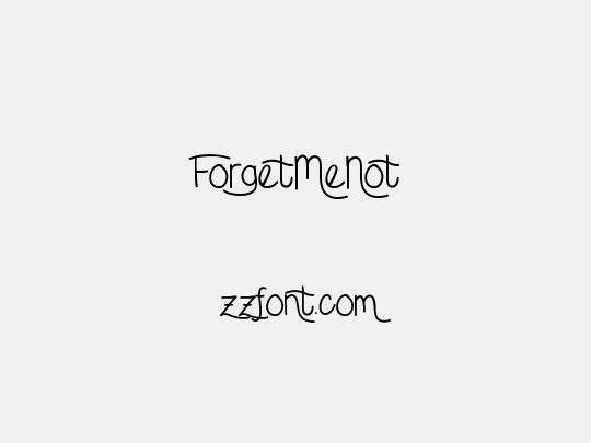 ForgetMeNot