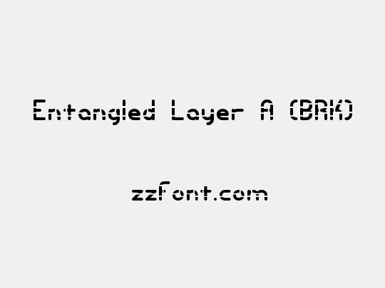 Entangled Layer A (BRK)
