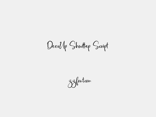 DeerUp Shouttap Script