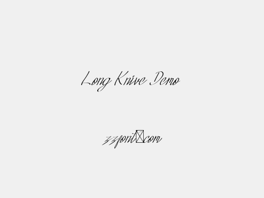 Long Knive Demo