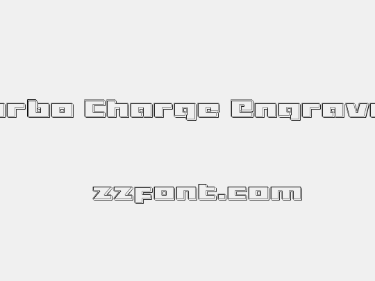 Turbo Charge Engraved