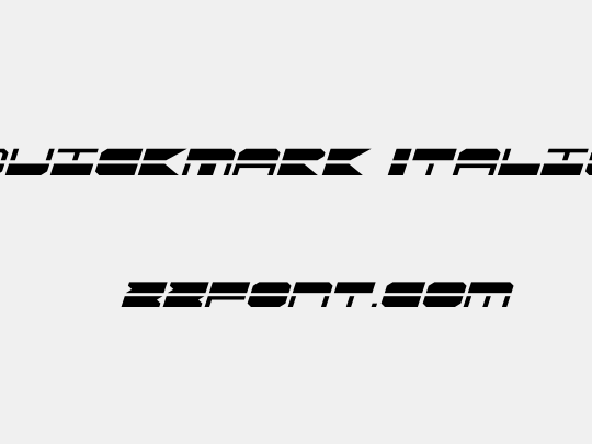 QuickMark Italic