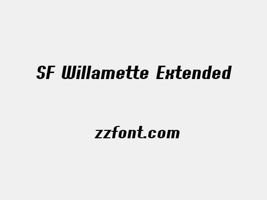SF Willamette Extended