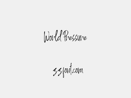 World Pressure