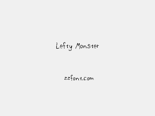 Lefty Monster