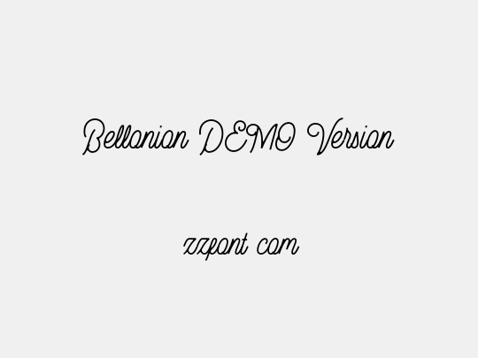 Bellonion DEMO Version