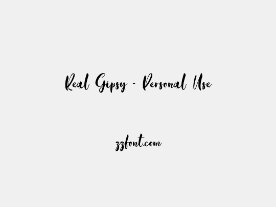 Real Gipsy - Personal Use