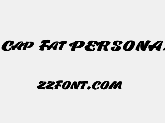 Casat Cap Fat PERSONAL USE