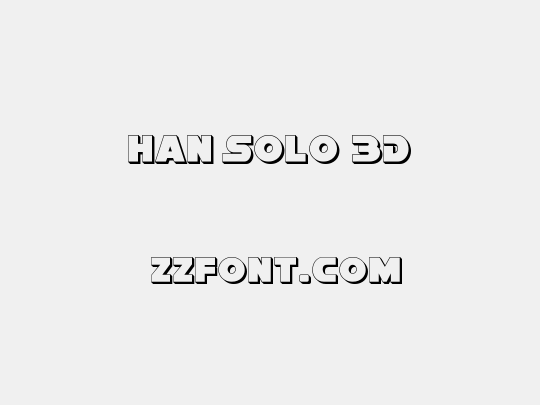 Han Solo 3D