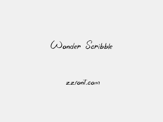 Wonder Scribble
