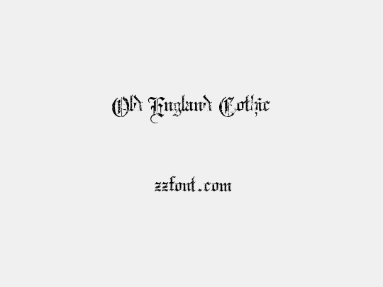 Old England Gothic