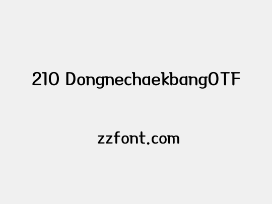 210 DongnechaekbangOTF