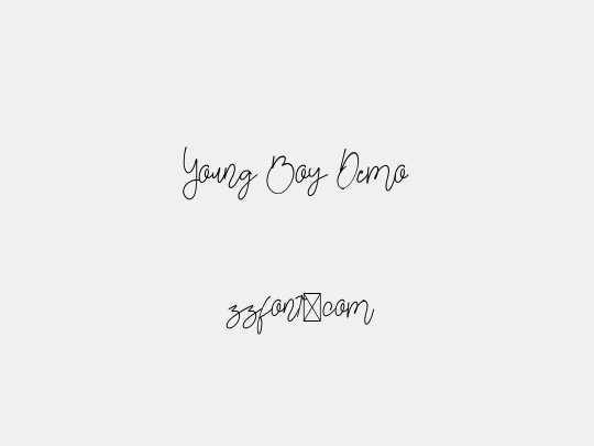 Young Boy Demo