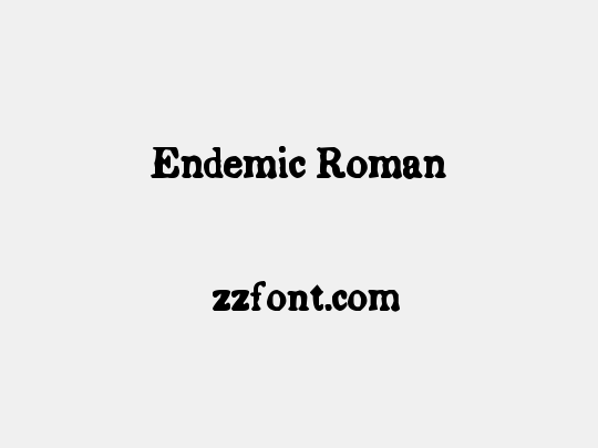 Endemic Roman