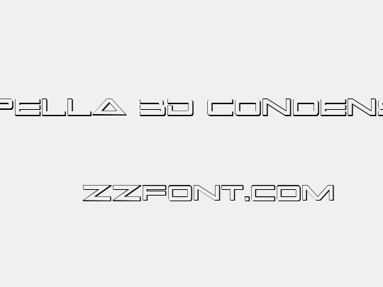 Capella 3D Condensed